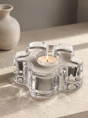 Orrefors Summertime Crystal Votive Holder Erika Lagerbielke Sweden